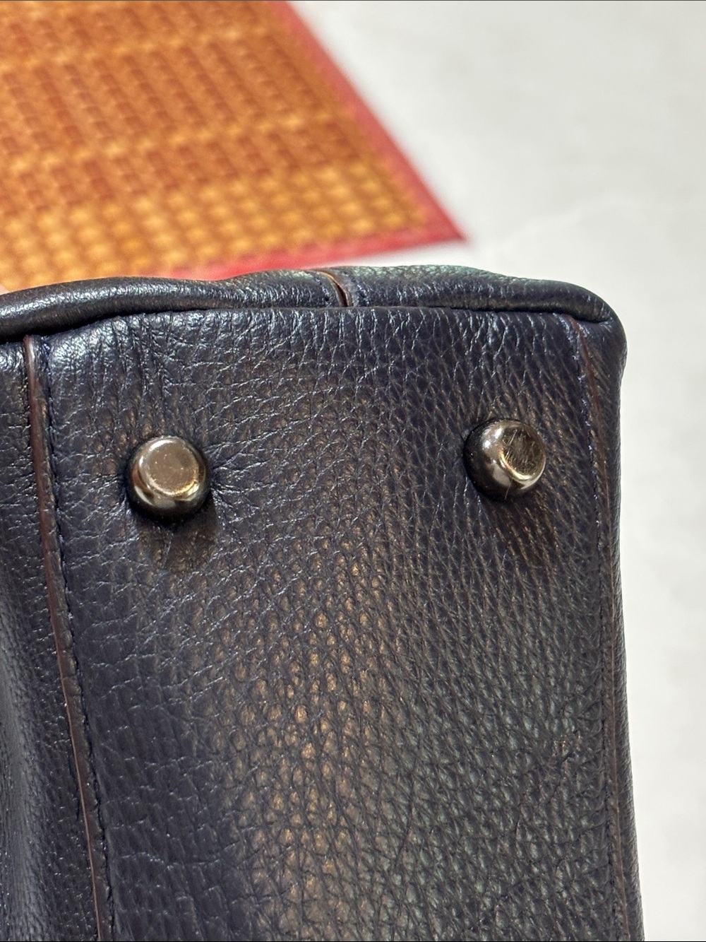 Coach Nylon and Leather Blue Tote with Crossbody Strap - Picture 11 of 16